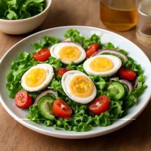 Boiled egg salad