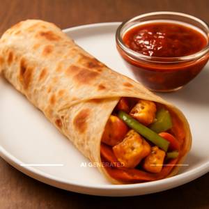 Veg Paneer Schezwan Roll
