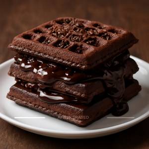 Deathby chocolate waffle cake double layer