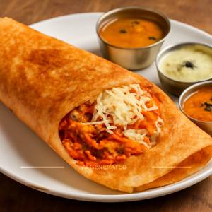 Schezwan Cheese Paneer Masala Dosa