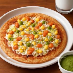 Sweet Corn Pizza Dosa