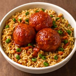 Egg Manchurian Rice