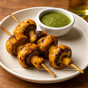 Achari Mushroom Tikka (Pack of 2)                     