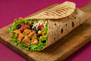 Peri Peri Paneer Burrito Wrap