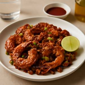Ginger prawns