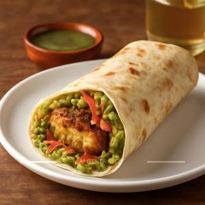 Aloo Tikki Wrap