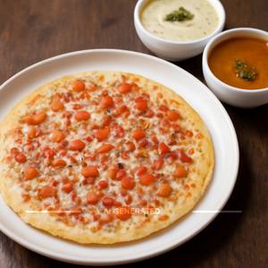 Onion Tomato Uttapam