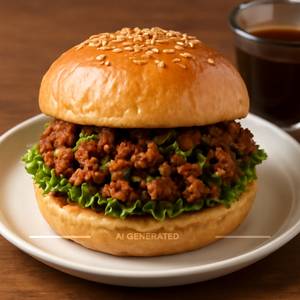 Mutton Keema Burger