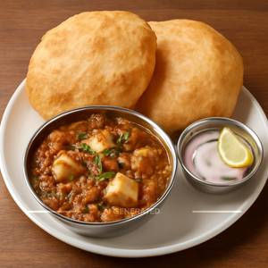 Paneer Chole Bhature [2 Bhature]