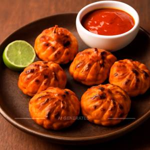 Veg Tandoori Momos [6 Pieces]