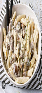 Truffle Scented Mushroom Alfredo