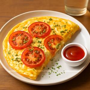 Tomato & Cheese Omelette