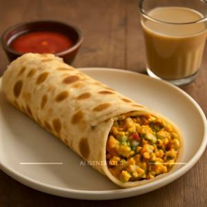 Paneer Bhurji Roll