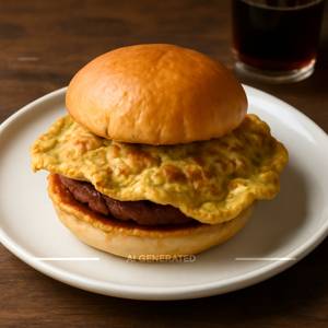Omelette Burger