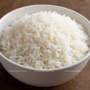 Steamed rice [serves 1]