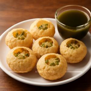Pani Puri (Atta) (6Pcs)