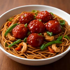 Chicken Manchurian Noodles