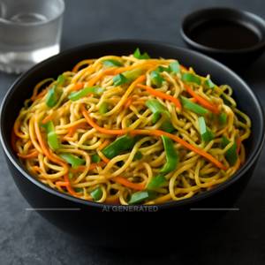 Veg Hakka Noodles W/B