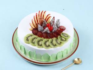 Mixed Fruits Overload Cake