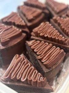 Chocolate truffle slice