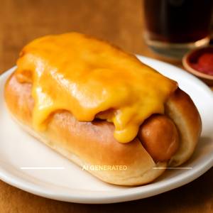 Double Cheese Hot Dog