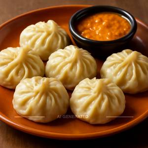 Veg Steam Momos(6 Pcs)