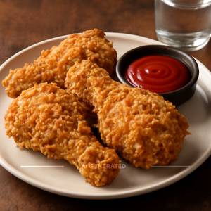 Crispy fried chicken
