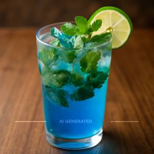 Blue Curacao Mojito 