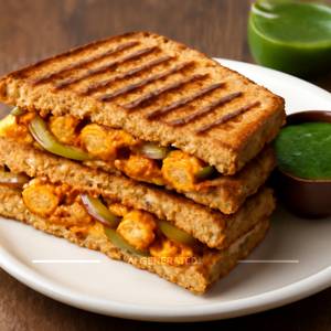 Jumbo Paneer Tikka Grilled Sandwich