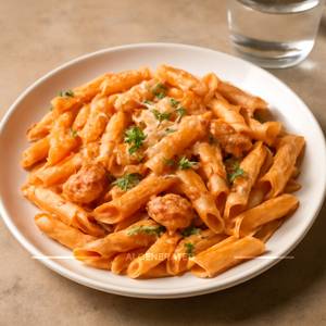Non Veg Pink Sauce Pasta