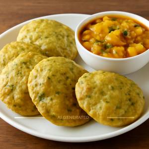 Masala Poori & Bhaaji