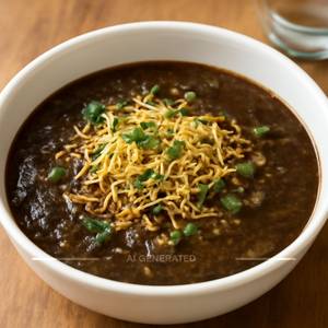 Sev Bhaji (black Gravy)