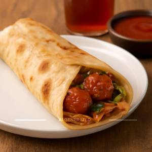 Veg Manchurian Roll