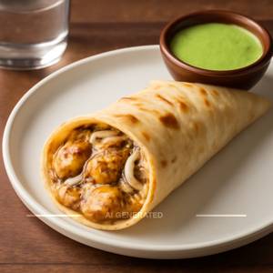 Soya Chaap Malai Roll