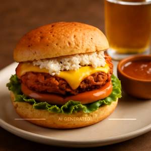 Tandoori Cheese Burger