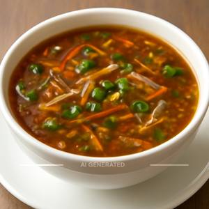 Veg hot and sour soup
