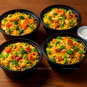 Veg biryani (Pack of 4)     