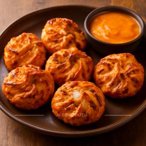 Cheese tandoori momos