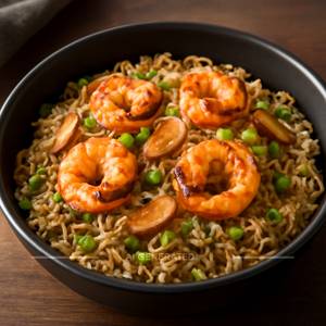 Prawns Burnt Garlic Fried Rice