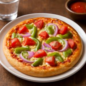 Onion Tomato Capsicum Pizza [7 Inches]