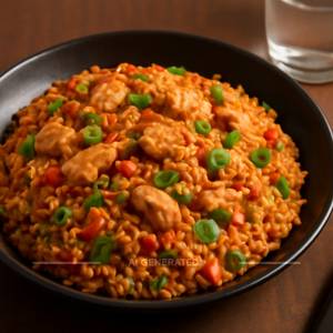 Schezwan Chicken Fried Rice