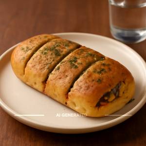 Veg Stuffed Garlic Bread