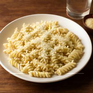 Fusilli parmesan cheese