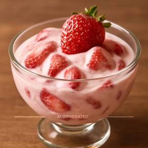 Fresh Strawberry Special Cream Treat