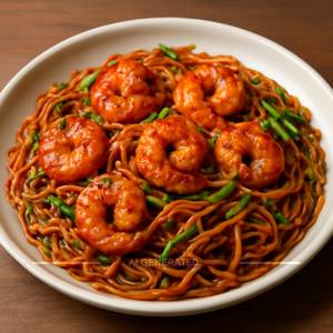 Prawns Manchurian Noodles