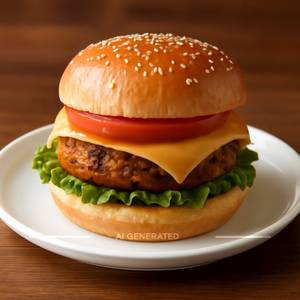 Veg Tandoori Cheese Burger