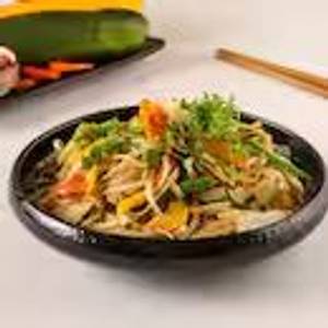 Udon Noodles With Exotic Vegetables