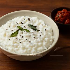 Special Curd Rice With Pickle