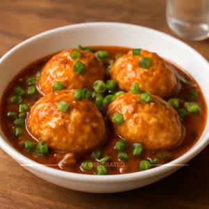 Egg Manchurian+ Egg Fried Rice