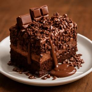 Over loaded choco milk cake [450 grams]